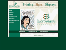 Tablet Screenshot of lloydwaters.com